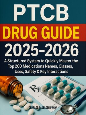 cover image of PTCB Drug Guide 2025-2026